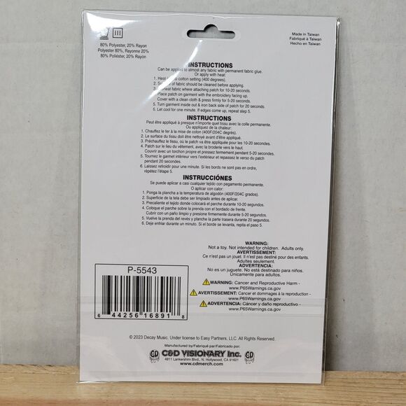 Dead Kennedys Iron-On Patch NEW - Picture 2 of 3